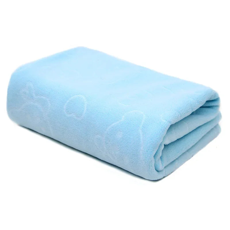 Pet Bath Towel – Quick Drying Absorbent Towel for Dogs & Cats