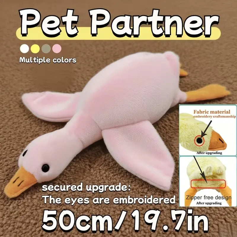 Plush Dog Toy – 50cm Soft Duck Interactive Pet Companion