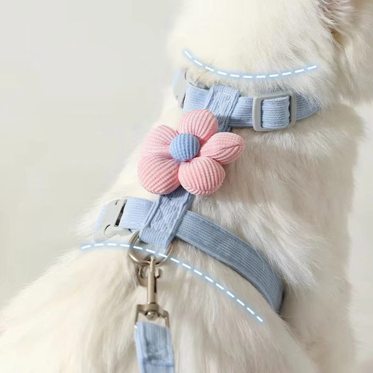 Cat Harness and Leash Set – Adjustable Breathable Vest