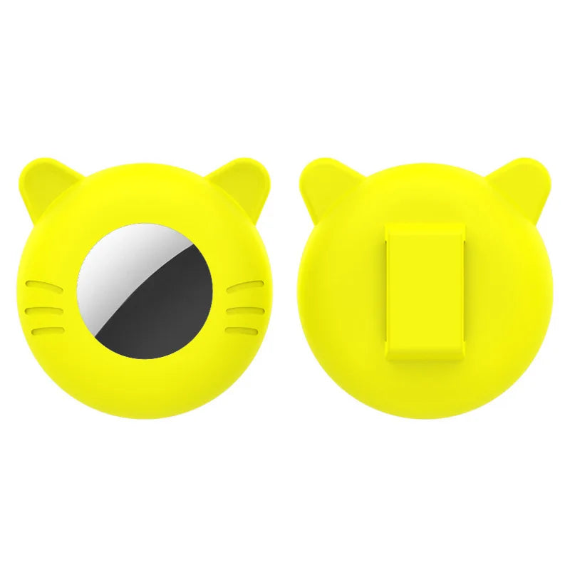 Cat AirTag Holder – Silicone GPS Tracker Collar Case