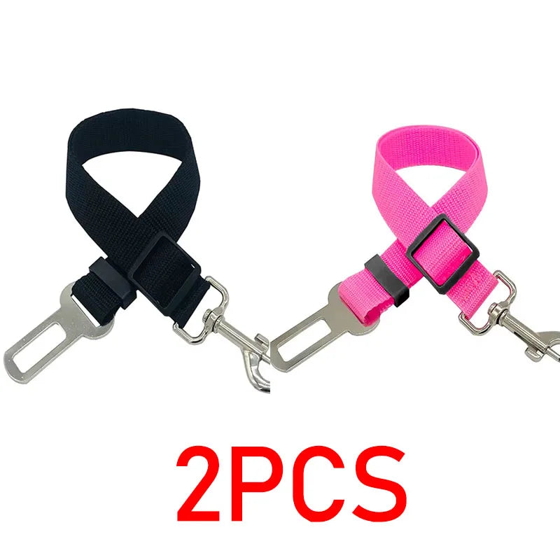 Dog Car Seat Belt – Adjustable Nylon Vehicle Safety Harness