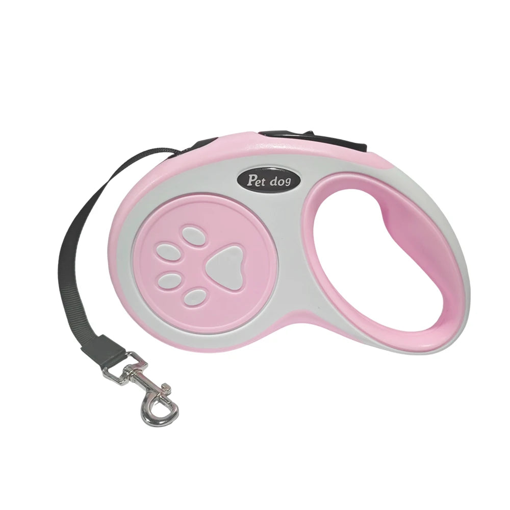 Retractable Dog Leash Nylon Automatic Extending 3M & 5M