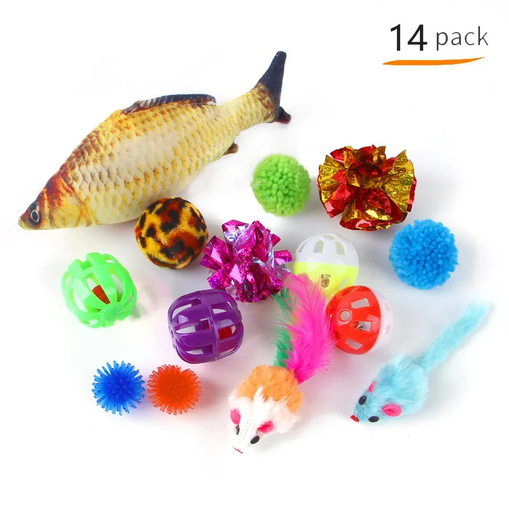 Cat Play Tunnel Mouse Shape Toy for Kittens Indoor Play