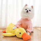 Interactive Dog Toy – Duck Plush Chew & Teeth Cleaning Toy