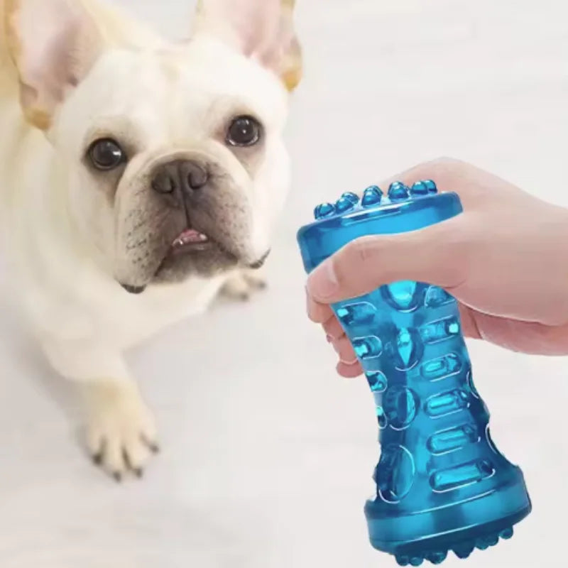 Dog Teething Toy, TPR Chew Stick & Treat Dispensing Toy