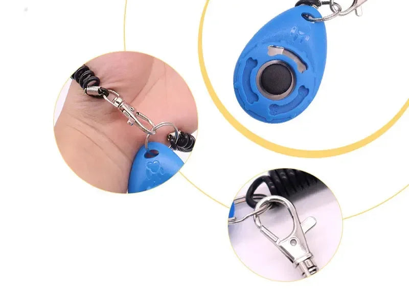 Dog Training Clicker with Wrist Strap, Portable Pet Training Tool