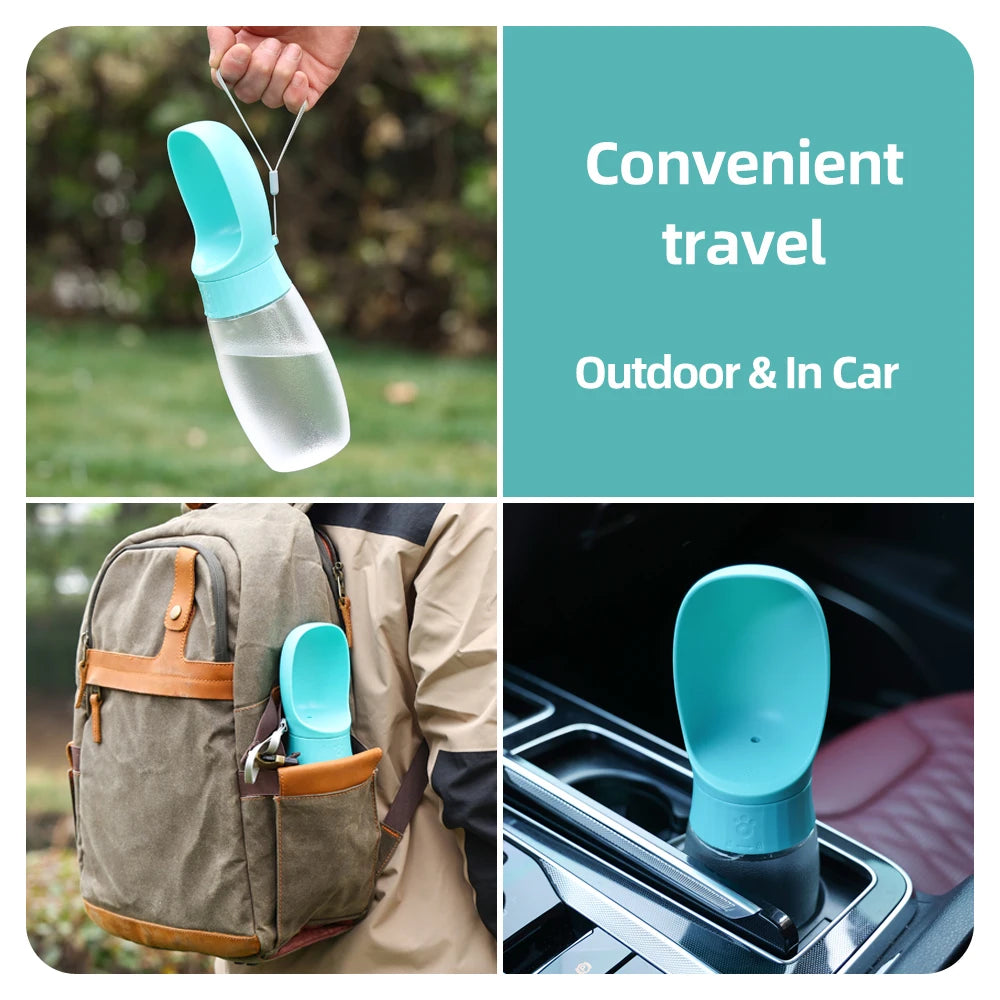 Portable Dog Water Bottle, Leakproof Pet Drinking Dispenser