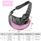 Dog Sling Carrier – Breathable Small Dog Backpack for Travel