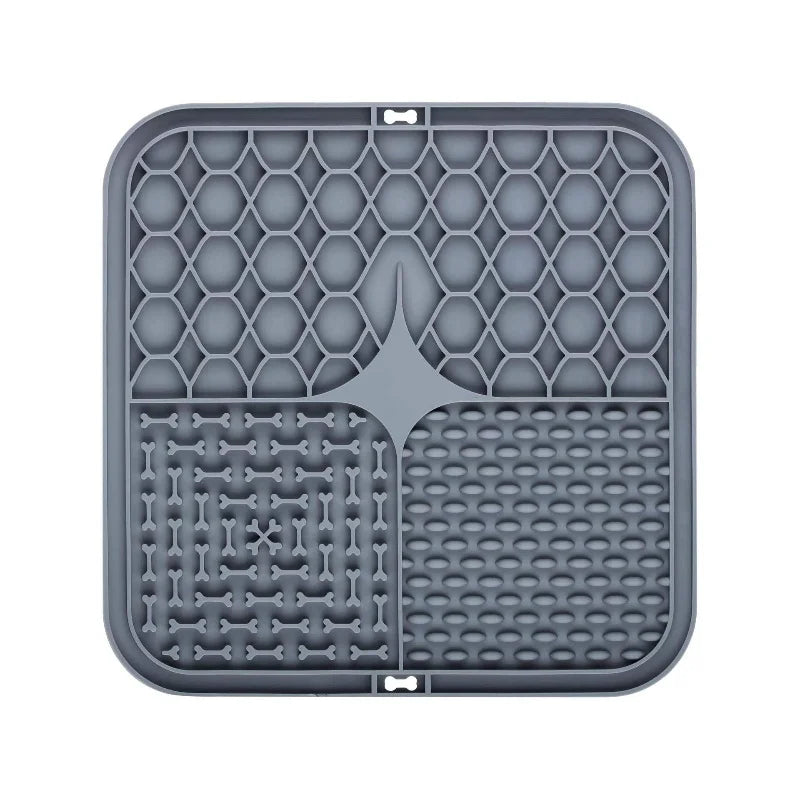 Silicone Lick Mat for Dogs – Slow Feeder & Bath Distraction Mat