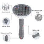 Self Cleaning Pet Hair Brush – Dog & Cat Grooming Slicker