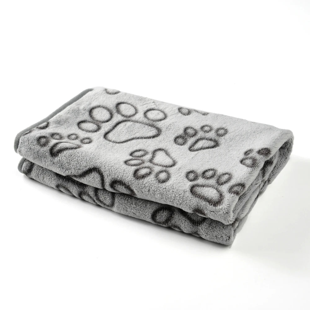 Dog Bed Mat – Soft Warm Coral Fleece Pet Sleeping & Travel Mat