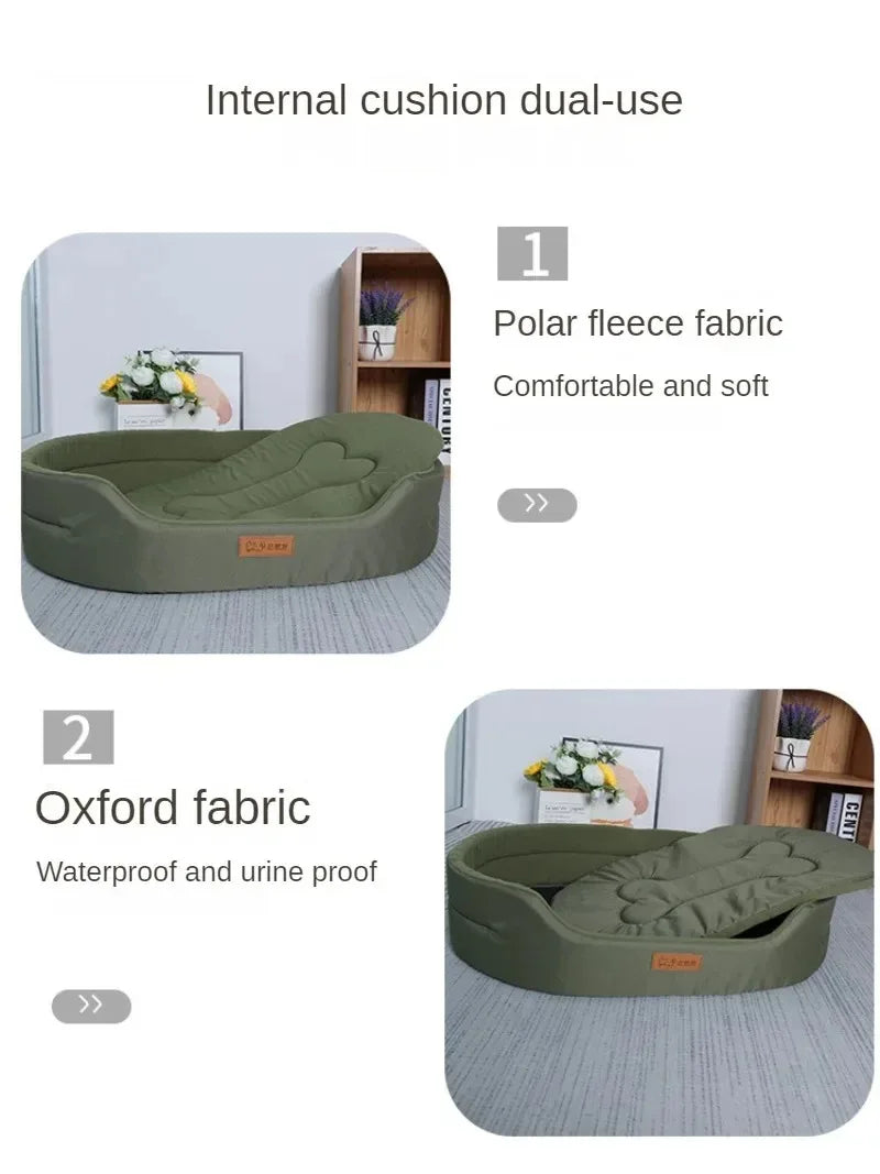 Fluffy Dog Bed – Winter Sofa Cushion for Small to Large Dogs