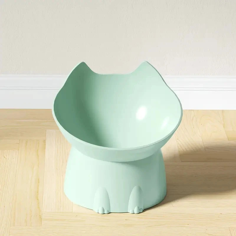 Elevated Cat Bowl – Anti-Tip Raised Feeding Dish