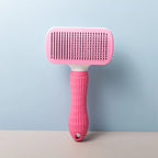 Dog Grooming Brush Self Cleaning Pet Hair Removal Comb