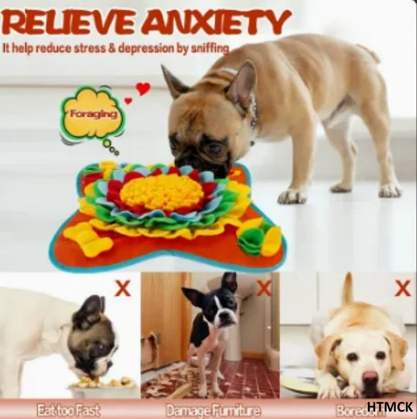 Dog Snuffle Mat – Interactive Foraging & Slow Feeder Toy