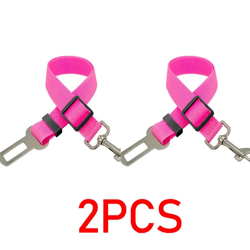 Dog Car Seat Belt – Adjustable Nylon Vehicle Safety Harness
