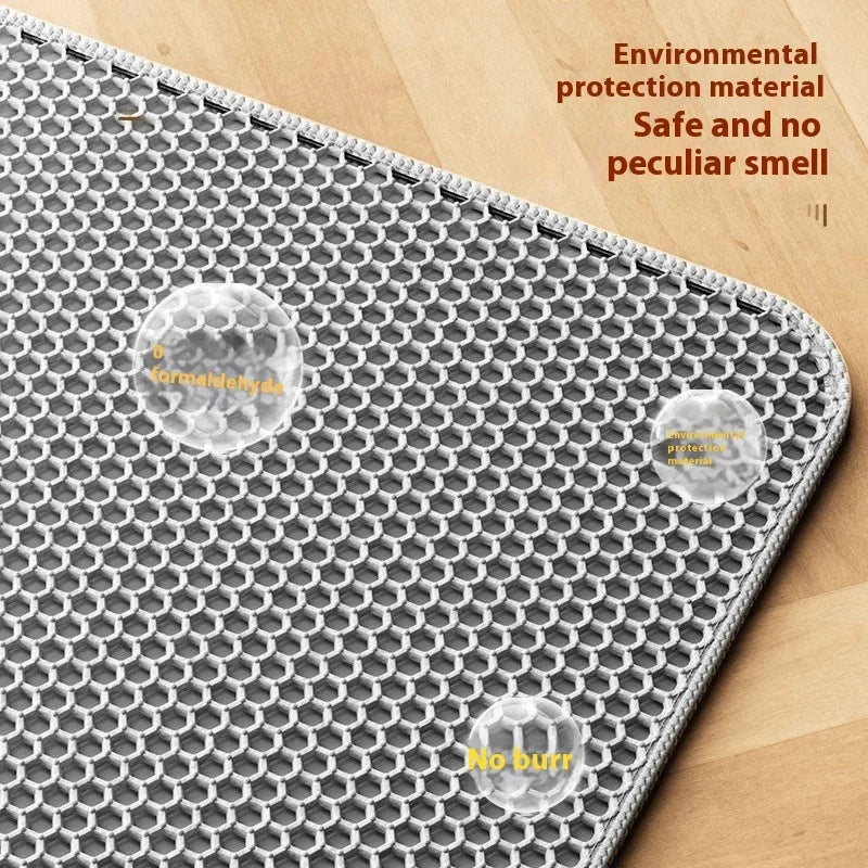 Cat Litter Mat – Washable Waterproof Double Layer EVA Pad