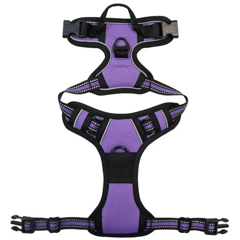 Reflective Dog Harness – Adjustable Breathable Vest for Dogs