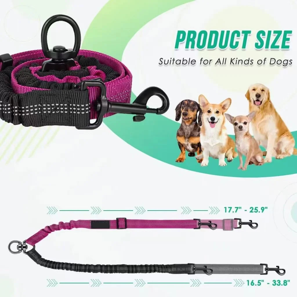 Double Dog Leash – 1.6ft Dual Dog Walking Attachment