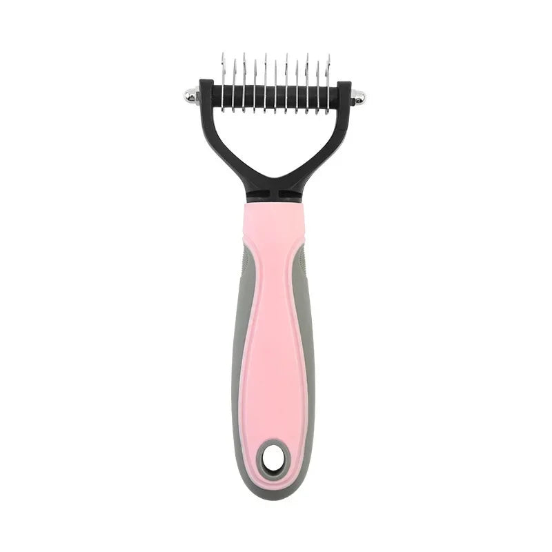 Cat Hair Removal Brush – Double-Sided Pet Grooming Comb