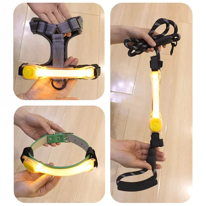 LED Dog Collar Light – Waterproof Flashing Safety Light for Pets