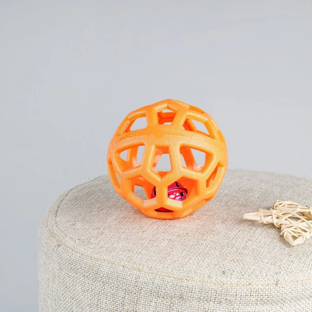 Dog Chew Toy Rubber Ball for Teeth Cleaning & Training