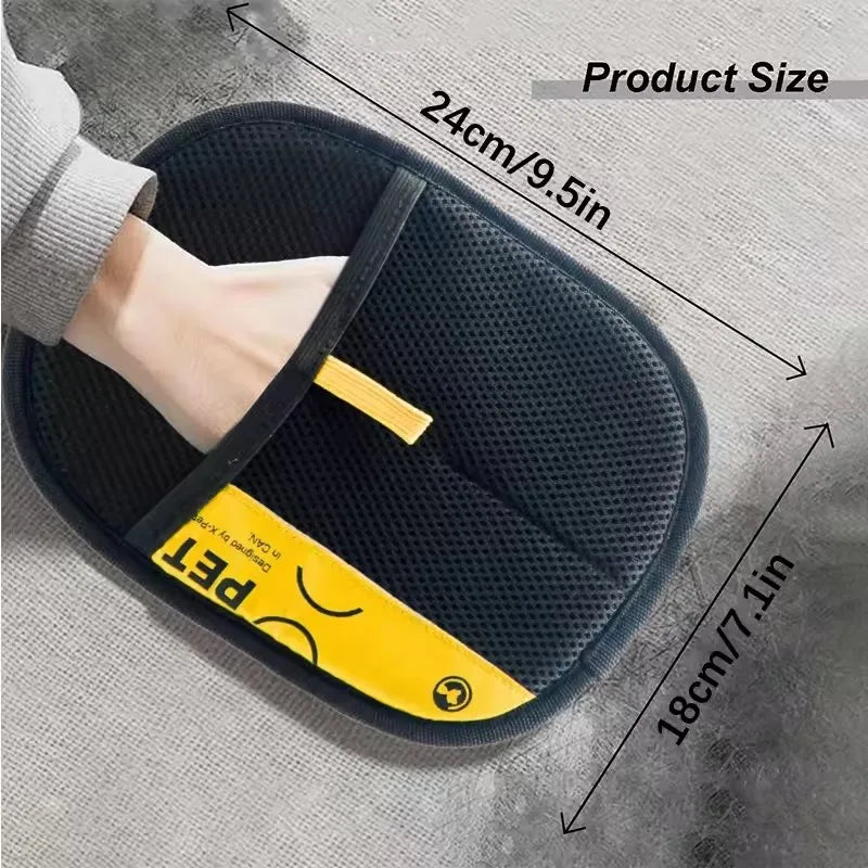 Pet Hair Remover Glove – Reusable Cat & Dog Grooming Mitt