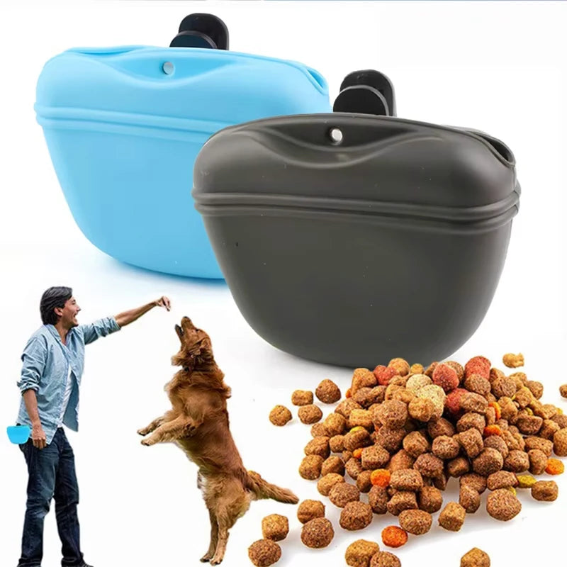 Dog Treat Pouch – Portable Silicone Training & Walking Bag