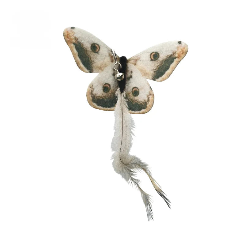 Interactive Feather Cat Wand with Bell & Suction Cup