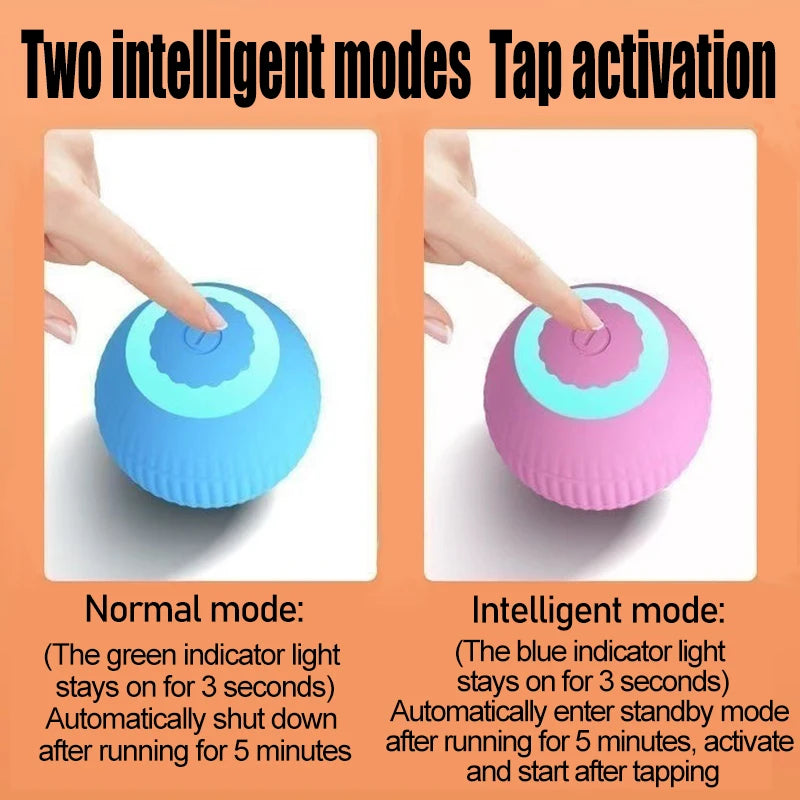 Automatic Cat Toy Rolling Ball Interactive Indoor Cat Toy
