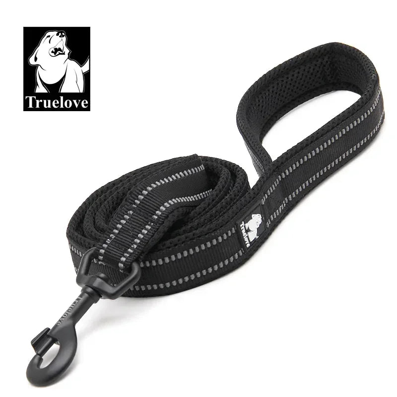 Nylon Dog Leash – Reflective Padded 200cm Walking Lead
