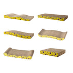 Cardboard Cat Scratcher – Lounge Bed & Scratching Pad for Cats