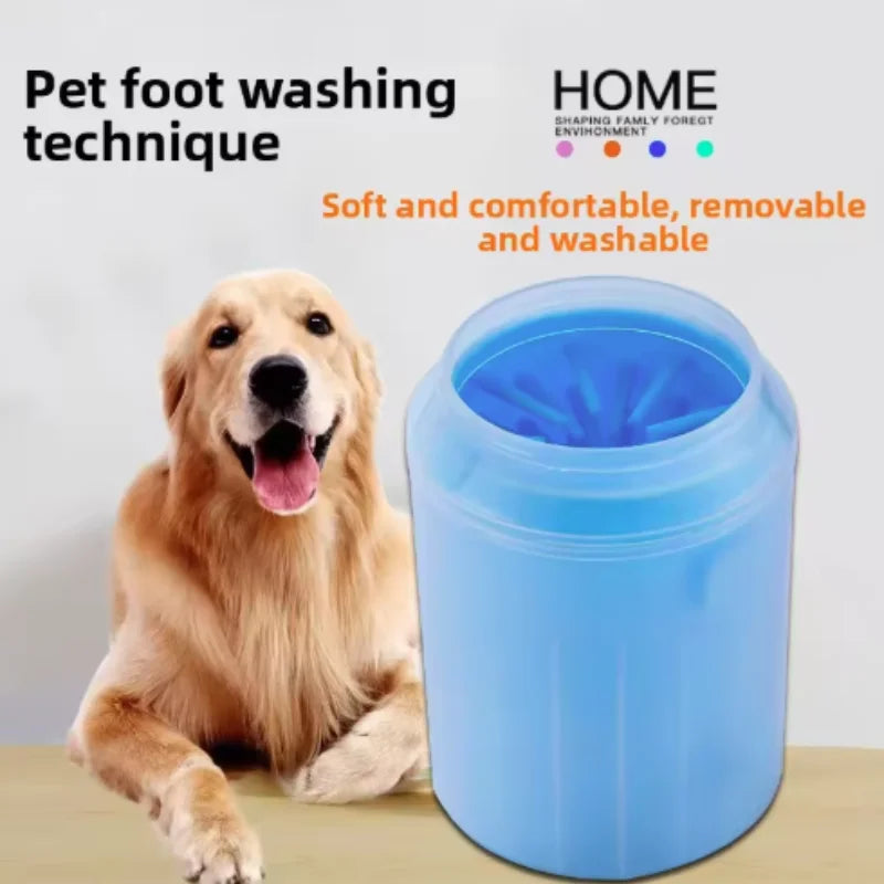 Dog Paw Cleaner Cup – Portable Silicone Paw Washer for Dogs