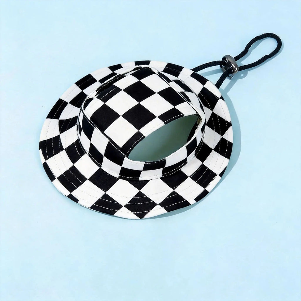 Dog Sun Hat Adjustable Bucket Hat for Summer Outdoor Walks