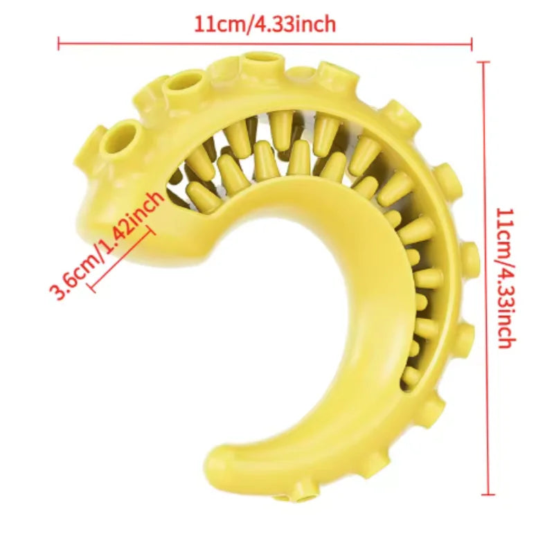 Dog Teething Toy, TPR Chew Stick & Treat Dispensing Toy