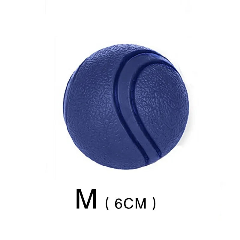 Rubber Dog Ball, Bite-Resistant Chew Toy for Puppies & Dogs