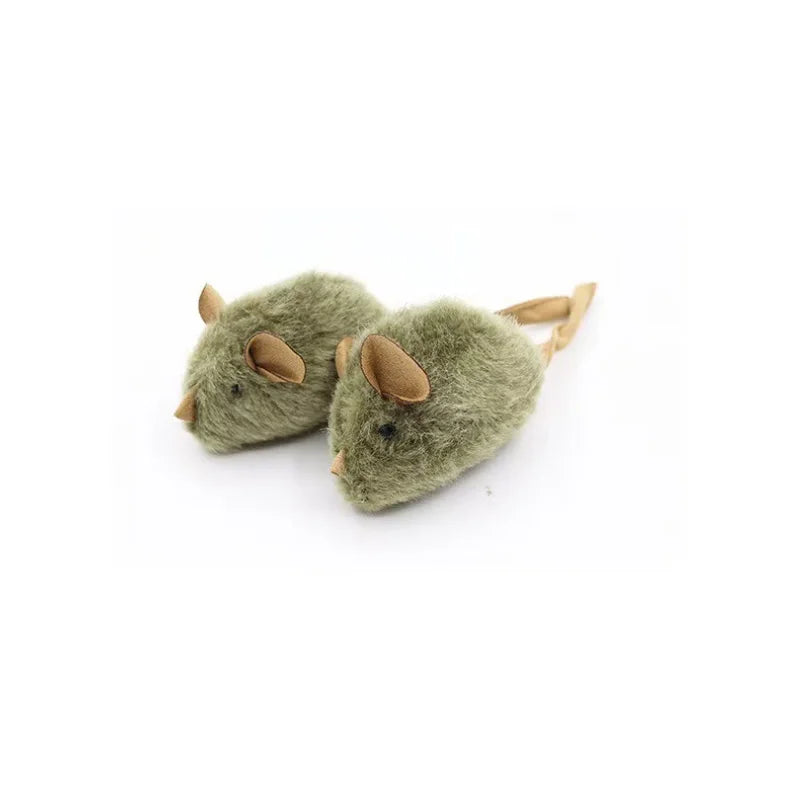 Interactive Mouse Cat Toy – Chirping Plush Toy for Kittens