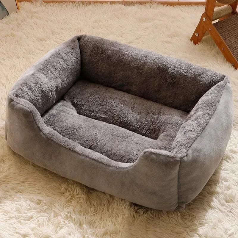 Cat Bed – Plush Winter Sleeping Cushion for Cats