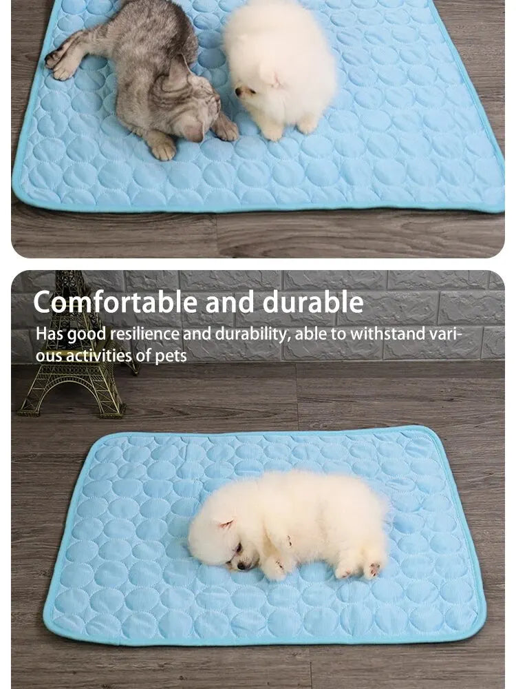 Cat Cooling Mat – Summer Ice Pad for Cats & Small Dogs