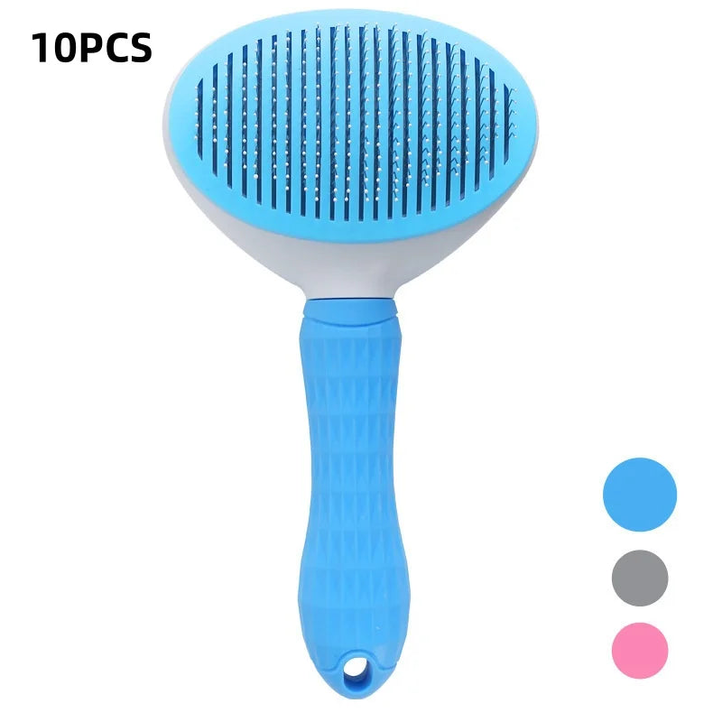Dog Brush Self Cleaning Pet Hair Remover Grooming Tool
