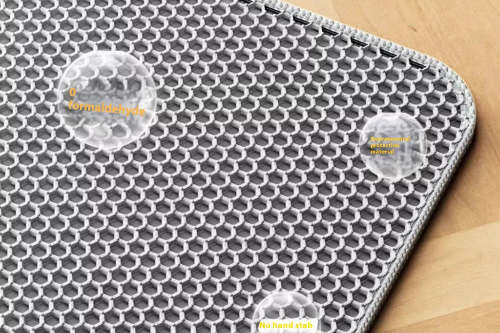 Large Cat Litter Mat – 2-Layer Waterproof Washable Catcher