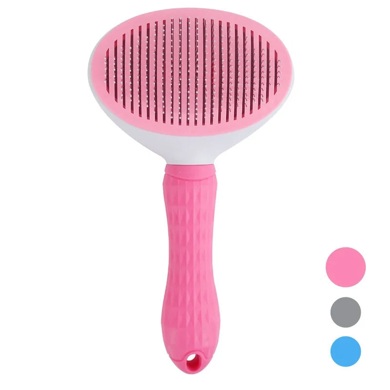 Dog Brush Self Cleaning Pet Hair Remover Grooming Tool