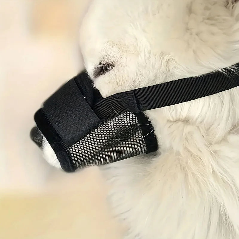 Dog Muzzle Breathable Adjustable Mouth Cover for Dogs