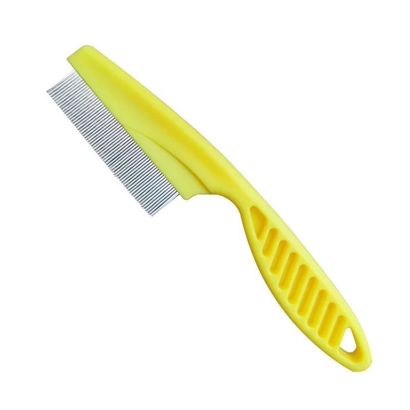 Flea Comb for Dogs Stainless Steel Pet Hair Grooming Brush