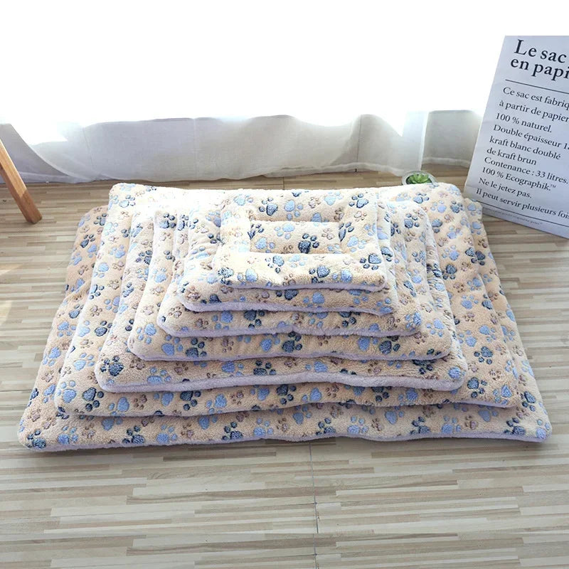 Cat Bed Mat – Double-Sided Plush Washable Bed for Cats & Small Dogs
