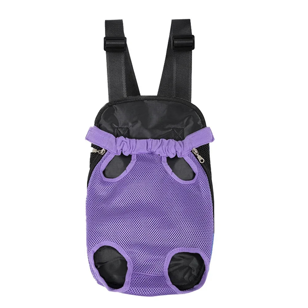 Dog Carrier Backpack – Breathable Mesh Travel Bag for Small Dogs