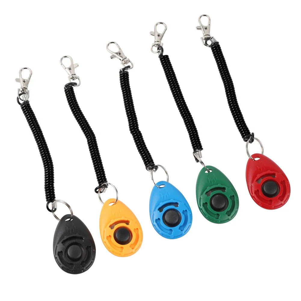 Dog Training Clicker – Pet Trainer with Adjustable Wrist Strap