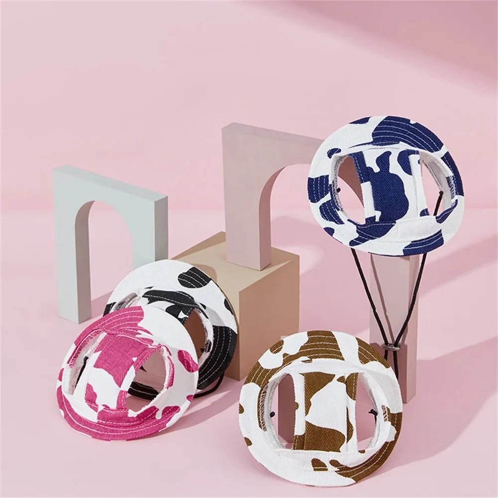 Dog Sun Hat Adjustable Bucket Hat for Summer Outdoor Walks