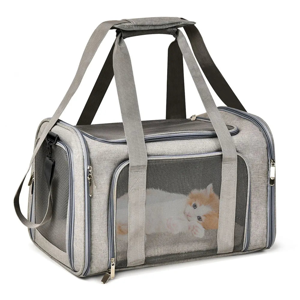 Small Dog Carrier Backpack – Soft-Sided Cat & Pet Travel Bag