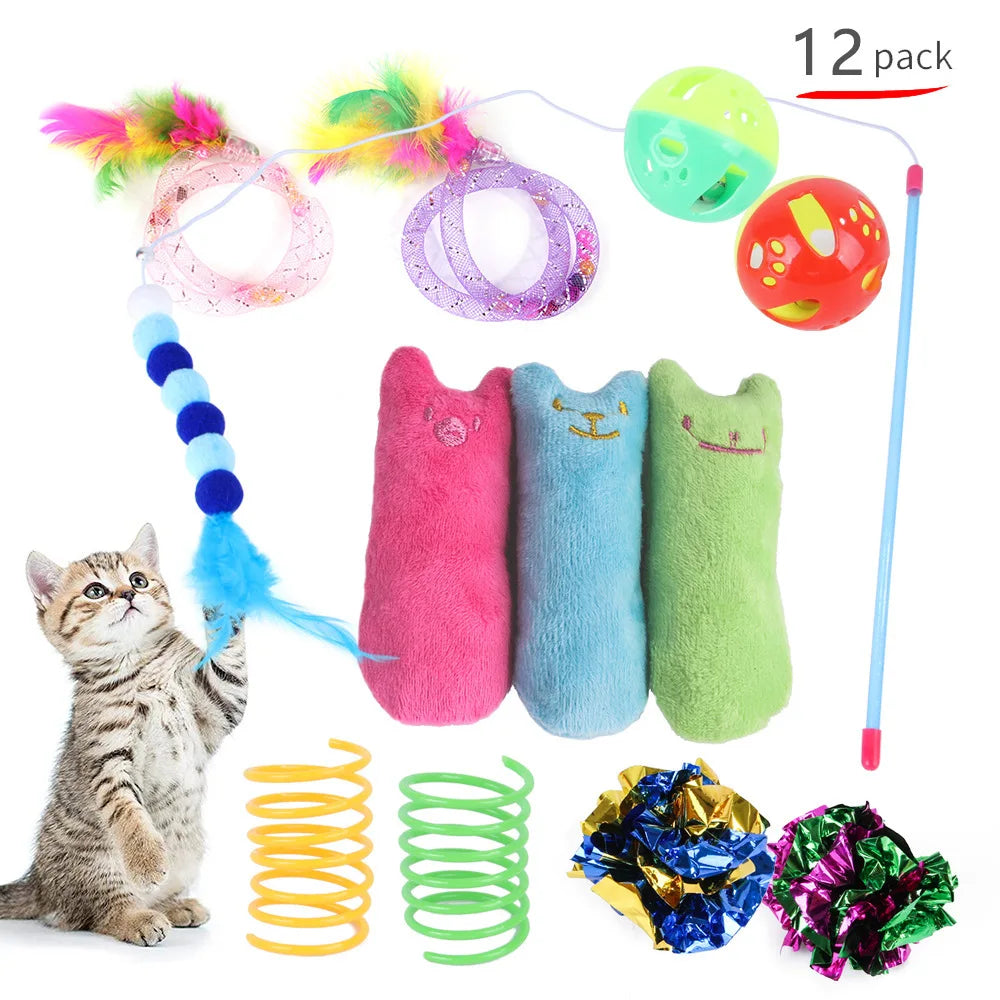 Cat Play Tunnel Mouse Shape Toy for Kittens Indoor Play